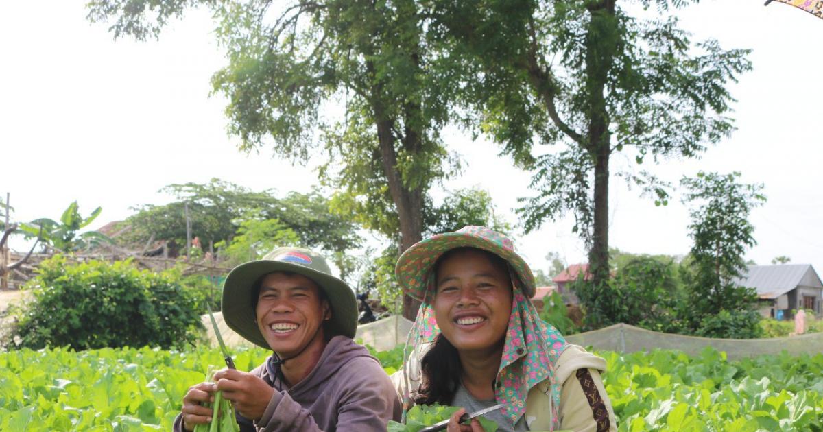 Farmers in Kandal province, Cambodia. Credit World Vision International Cambodia
